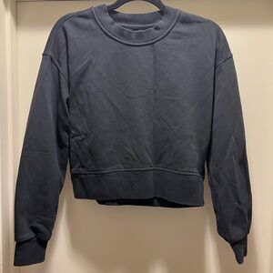 lululemon cropped all yours crew neck sweatshirt